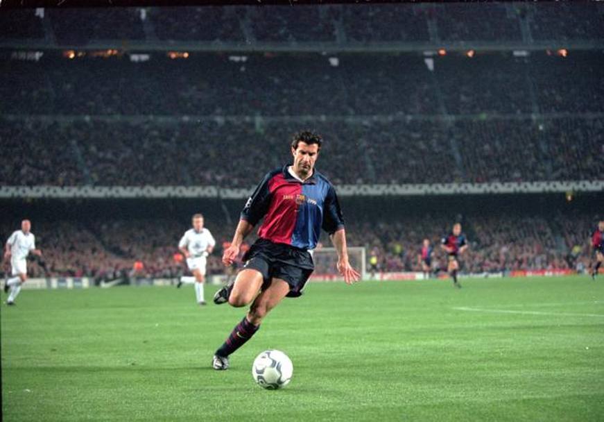 Dieci anni prima stato una stella del Barcellona: precisamente dal 1995 al 2000, prima del tradimento Real